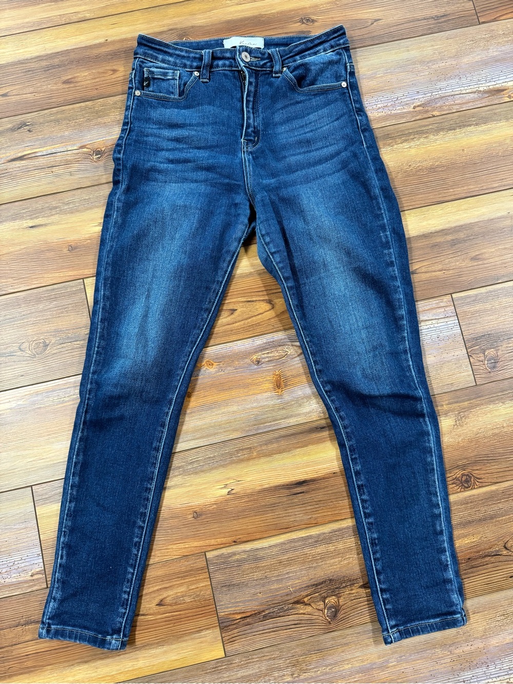 High-Rise Dark Blue Women’s kancan Skinny Jeans
